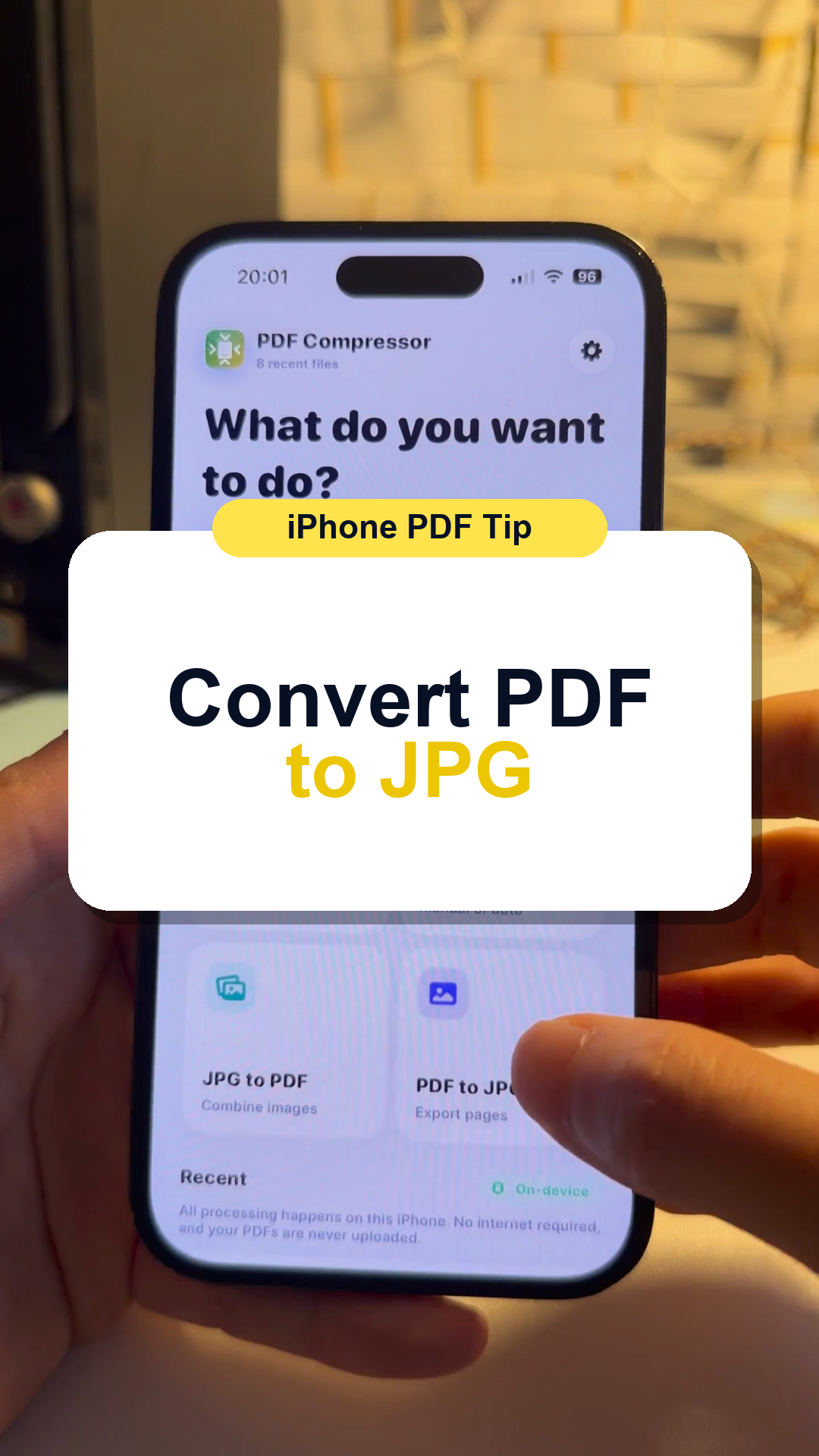 How to Convert PDF to JPG or JPEG on iPhone thumbnail