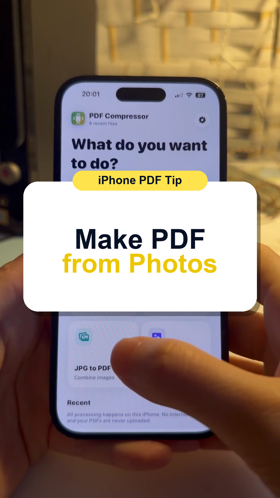 How to Make a PDF from Photos on iPhone thumbnail
