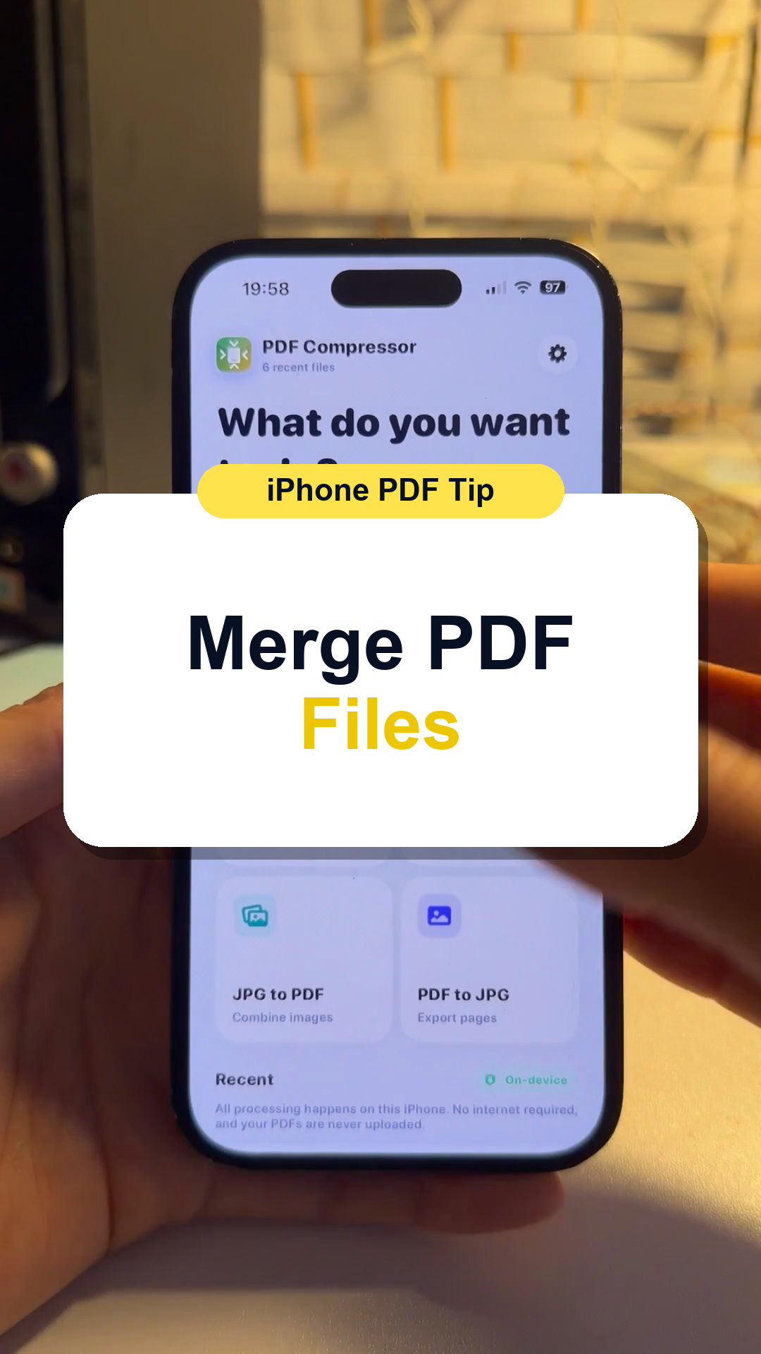 How to Merge PDF Files on iPhone thumbnail