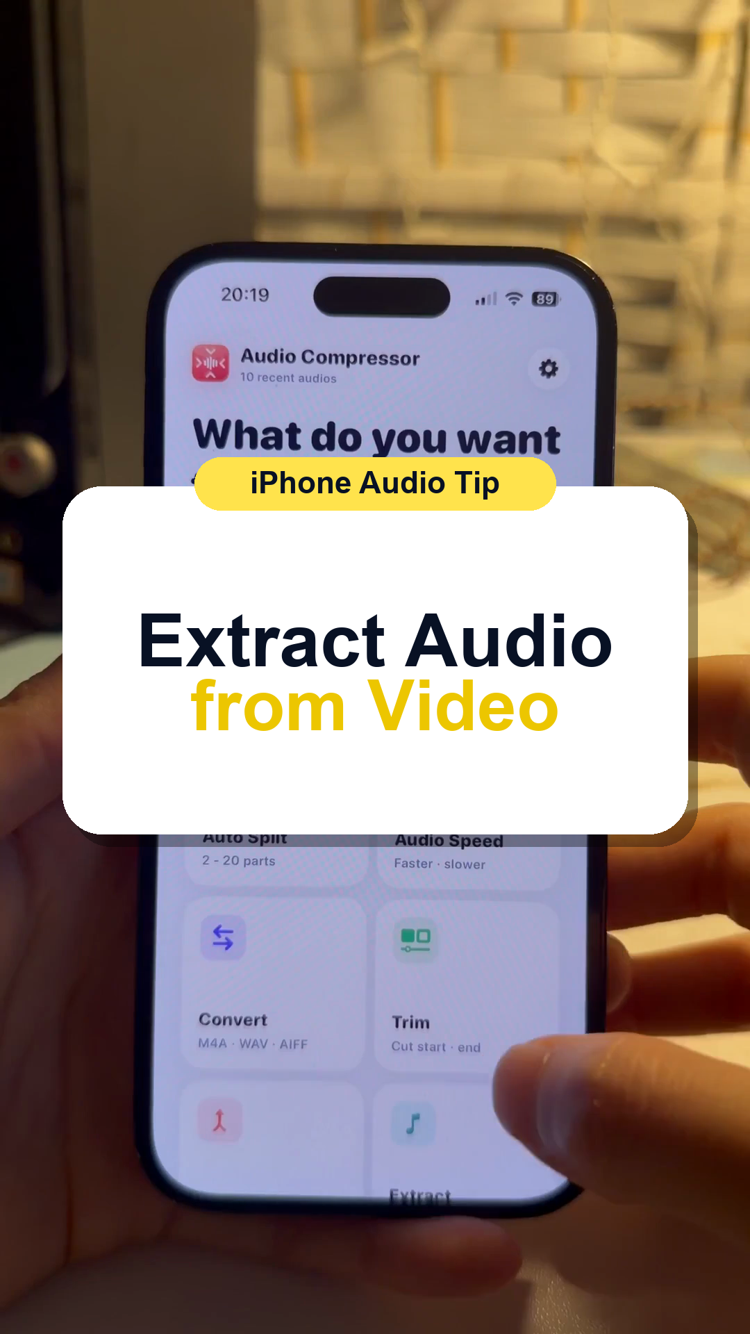 How to Extract Audio from Video on iPhone thumbnail