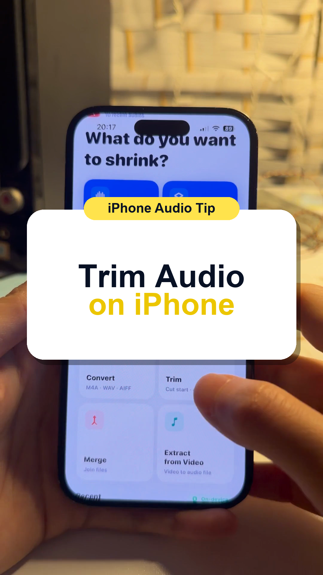 How to Trim Audio on iPhone thumbnail